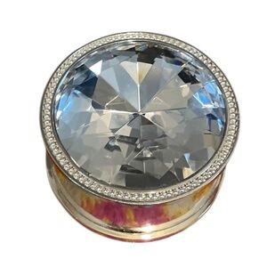 NWOB Lori‎ Greiner Clear Anti Tarnish Safe Keeper Lined Jewelry Box Gem Top